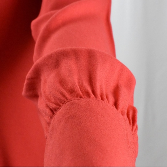 Bar III Red-Bright Orange Dress Size 8 - Picture 7 of 8